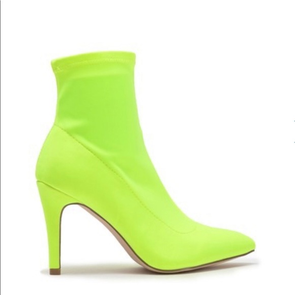 neon sock boot